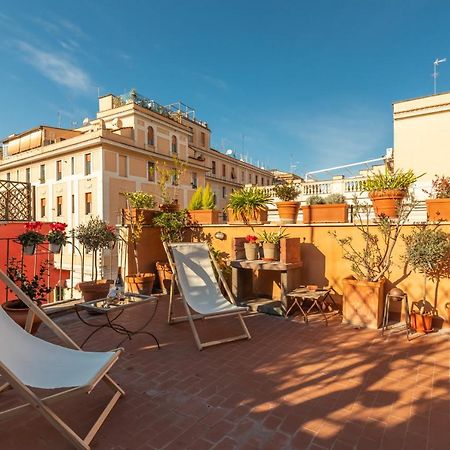 Bright And Comfy Terraced Apartment In Trastevere Rom Exteriör bild
